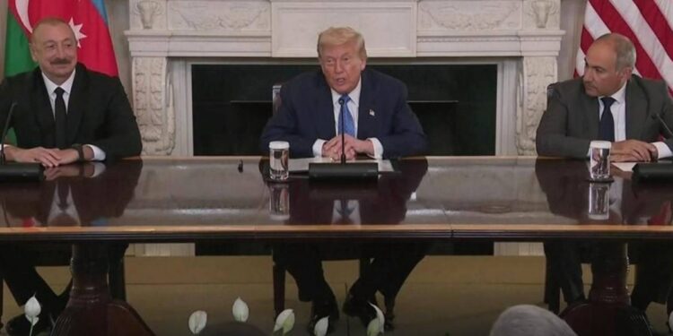 Beyaz Saray’da Trump-Aliyev-Paşinyan zirvesi