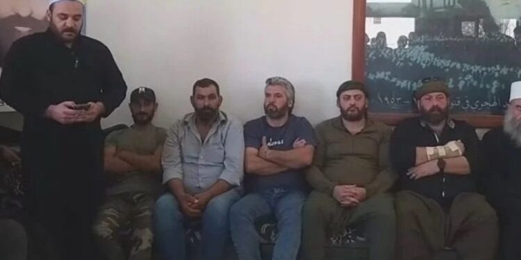 Süveyda’da ‘ulusal ordu’ kuruldu