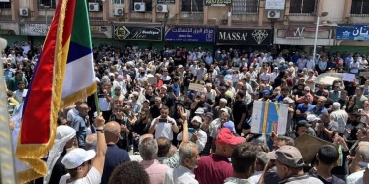 Süveyde’de eylem: Geçiş hükümeti güçleri kentti terk etsin