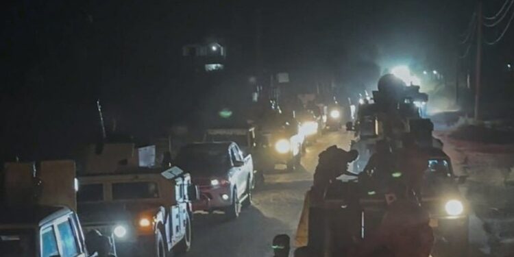 Dêrazor’un doğusundaki operasyon tamamlandı: 12 kişi gözaltına alındı