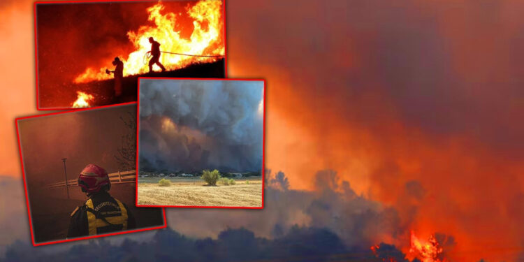 1949'dan Bu Yana Görülen En Büyük Yangın Felaketi!  2 Bin Kişi Tahliye Edildi, Alevler Kontrol Altına Alınamıyor