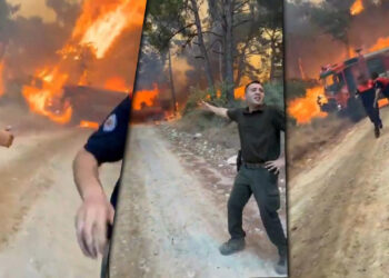 Çanakkale'de Alevlerin İçinde Can Pazarı, Saniyelerle Kurtuldular