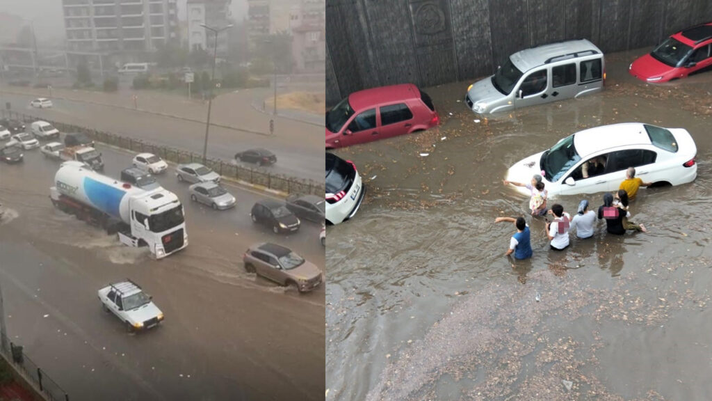 Denizli'de Alt Geçitte Can Pazarı! Suyun İçinde Mahsur Kaldılar