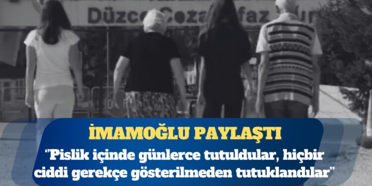 Ekrem İmamoğlu, İBB tutuklusu kadınların belgeselini paylaştı: Pislik içinde günlerce tutuldular, hiçbir ciddi gerekçe gösterilmeden tutuklandılar