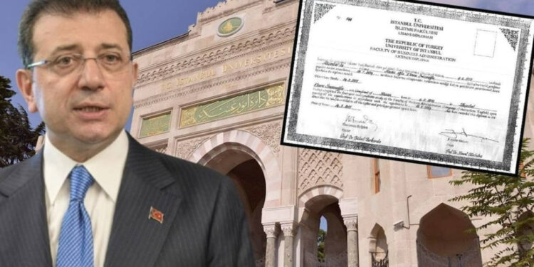 Ekrem İmamoğlu ve 27 Kişinin Diplomaları YÖKSİS'ten Silindi