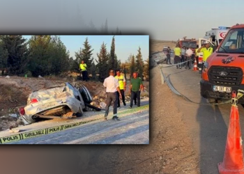 Gaziantep’te Can Pazarı! İki Otomobil Kafa Kafaya Çarpıştı: 3 Ölü 3 Yaralı
