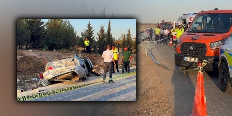 Gaziantep’te Can Pazarı! İki Otomobil Kafa Kafaya Çarpıştı: 3 Ölü 3 Yaralı