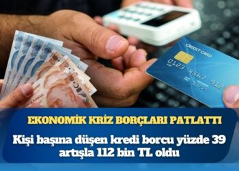 Kredi kartları ve KMH’lar patladı: Vatandaşın borcu 5 asgari ücreti aştı