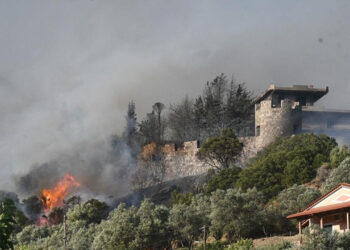 Komşu Alevlere Teslim! Yerleşim Yerleri Tehdit Altında