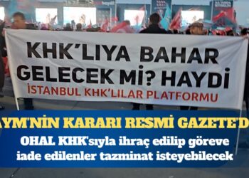 OHAL KHK’sıyla ihraç edilip göreve iade edilenler tazminat isteyebilecek