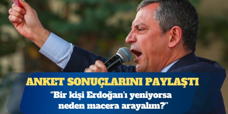 Özgür Özel: Erdoğan’ı bir kişi yeniyorsa neden maceraya atılalım? Bir Pazar günü adaylığını toplumsallaştırabiliriz