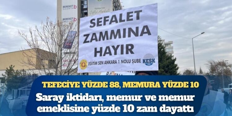Tefeciye yüzde 88, memura yüzde 10