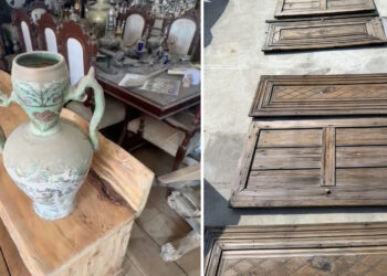 Tarihi eserleri yağmalayıp, mobilya mağazasında satışa çıkardılar!