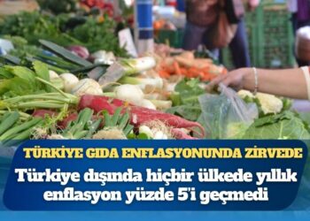 Türkiye gıda enflasyonunda zirvede: Yıllık artış yüzde 28’e yaklaştı