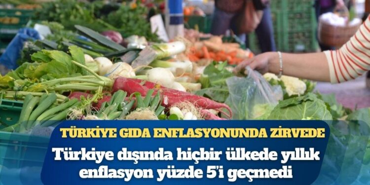 Türkiye gıda enflasyonunda zirvede: Yıllık artış yüzde 28’e yaklaştı