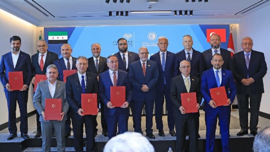 Türkiye ve Suriye arasında 9 mutabakat zaptı imzalandı