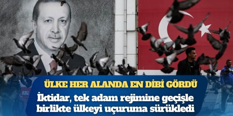 Ülke her alanda en dibi gördü: Yıkımın adı Saray iktidarı