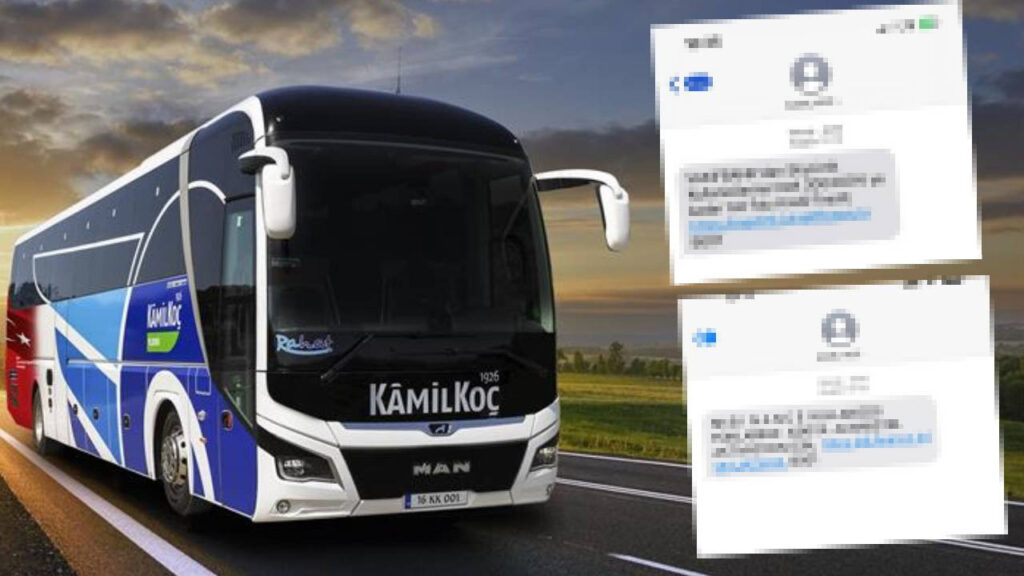 Ünlü Otobüs Firması Kamil Koç'un Yolcularını Şoke Eden Mesaj! SMS Sistemi Hacklendi