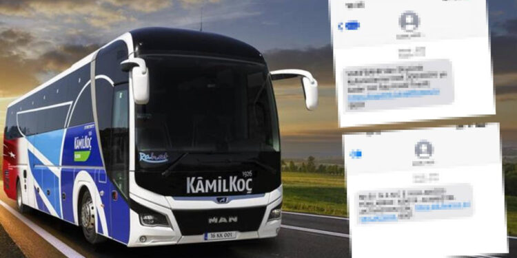Ünlü Otobüs Firması Kamil Koç'un Yolcularını Şoke Eden Mesaj! SMS Sistemi Hacklendi