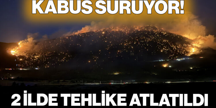 Yangın Kabusu Sürüyor! 2 İlde Tehlike Atlatıldı