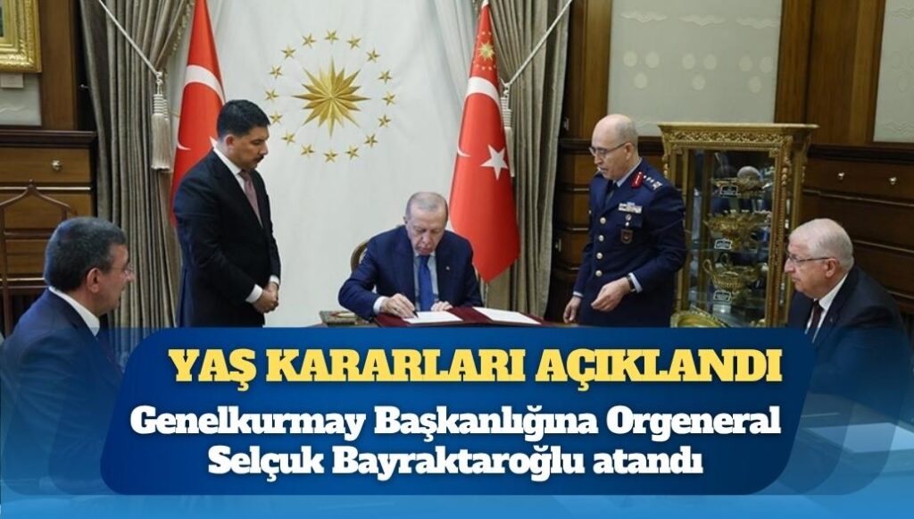 Yüksek Askeri Şura kararları belli oldu: Genelkurmay Başkanı değişti