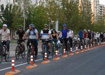 Amed’de sağlıklı yaşam için bisiklet turu