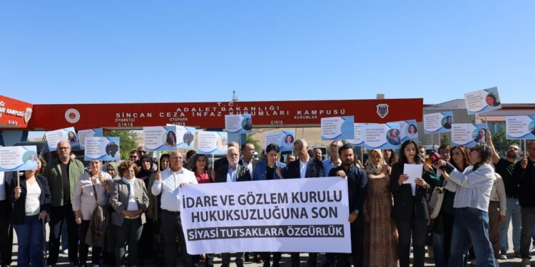 Sincan Cezaevi önünden seslendiler: Koşullu salıvermek hakkının ihlaline son verilsin