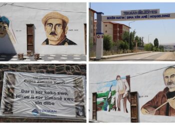 Tatos’ta dengbêjler duvara nakşedildi