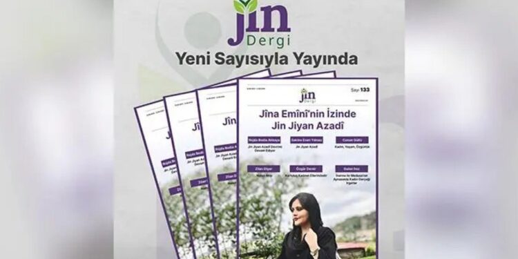Jin dergi ‘jin, jiyan, azadî’ direnişini kapağına taşıdı