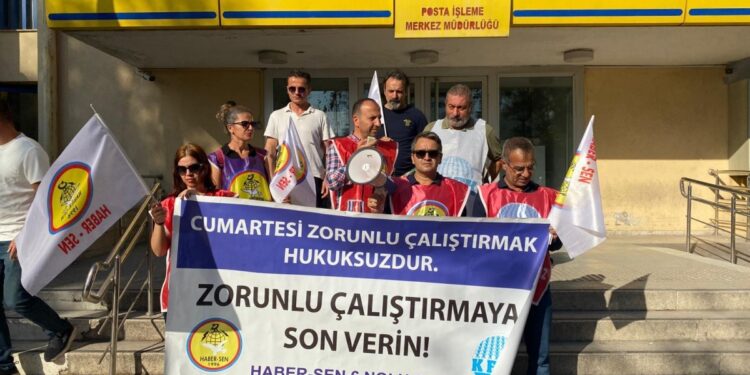 Haber-Sen’den Cumartesi mesaisi protestosu