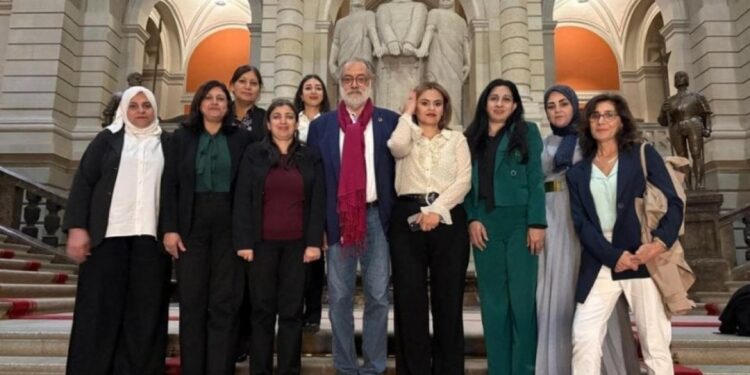 Kuzey ve Doğu Suriye kadın heyetinin Avrupa temasları sürüyor