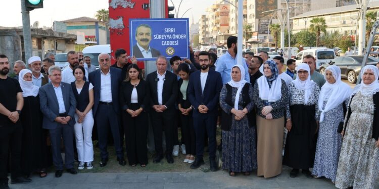 Cizîr’de bir caddeye Sırrı Süreyya Önder ismi verildi