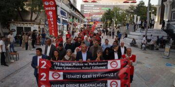 Kayyımın işten çıkardığı işçilerin eylemi 47’nci gününde