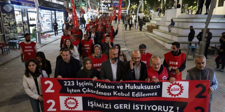 223 işçi direnişte: Barışı sabote eden anlayışı kabul etmiyoruz