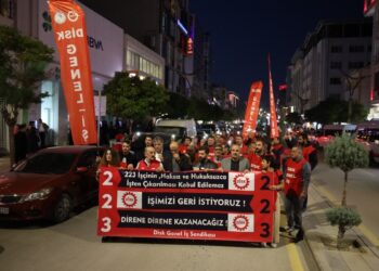 Büyük işçi yürüyüşüne çağrı