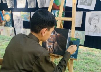 Ambargo altındaki Mexmurlu çocuklardan resim sergisi