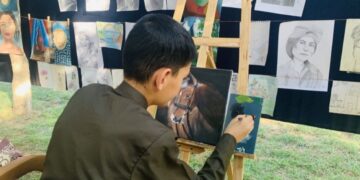 Ambargo altındaki Mexmurlu çocuklardan resim sergisi