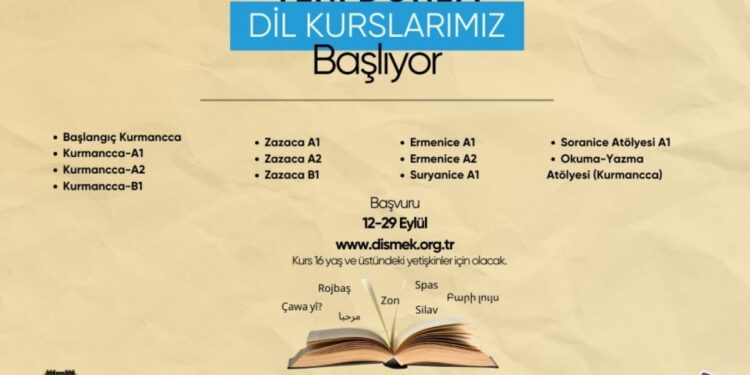 Amed Büyükşehir Belediyesi'nin dil kursu başvuruları başladı