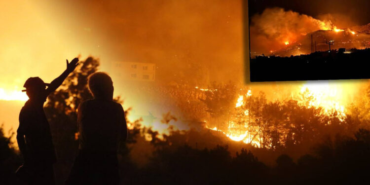 Antalya ve Muğla Kabusu Yaşıyor! Alevler Mahalleleri Sardı