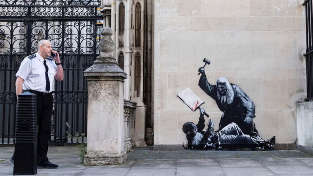 Banksy’nin Anonimliği Tehlikede... Polis Peşine Düştü!