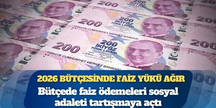 2026 bütçesinde faiz yükü ağır: Memura 5 trilyon, faize 3 trilyon