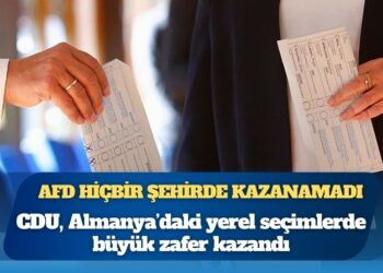 CDU, Almanya’daki yerel seçimlerde büyük zafer kazandı: AfD hiçbir şehirde kazanamadı