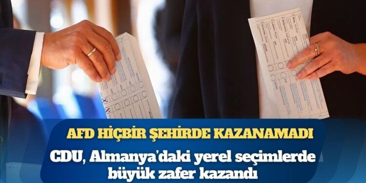 CDU, Almanya’daki yerel seçimlerde büyük zafer kazandı: AfD hiçbir şehirde kazanamadı