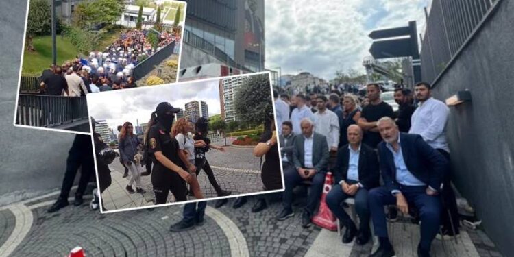 CHP İstanbul İl Başkanlığı'ndaki protestolara yönelik 'provokatif paylaşım' gerekçesiyle 10 kişiye gözaltı