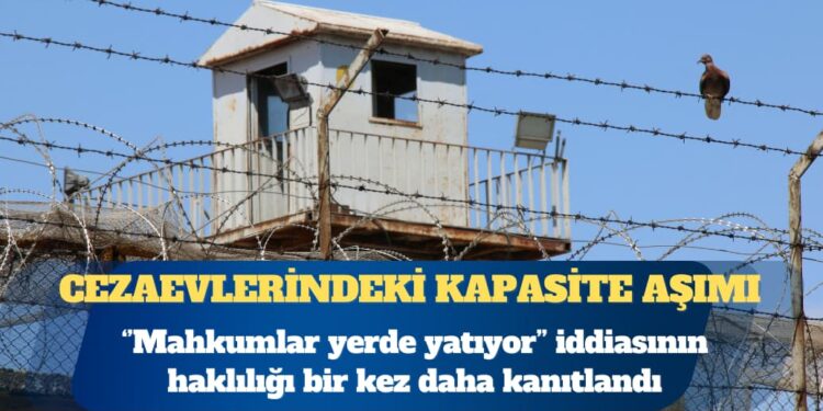 Cezaevlerindeki kapasite aşımını ortaya koyan bir veri daha ortaya çıktı