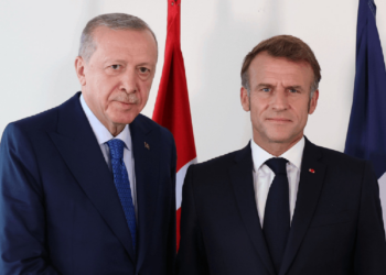 Cumhurbaşkanı Erdoğan, Fransa Cumhurbaşkanı Macron'la Görüştü