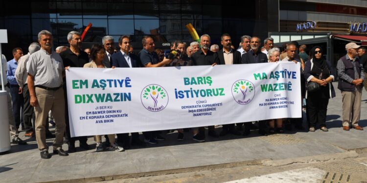 DEM Parti'den 'Barış istiyoruz çünkü' kampanyası