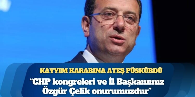Ekrem İmamoğlu kayyım kararına ateş püskürdü