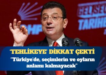 Ekrem İmamoğlu’ndan “Seçim Güvenliği ve Demokrasi Platformu” çağrısı: Türkiye çok büyük bir tehlikenin eşiğinde, seçimlerin ve oyların anlamı kalmayacak