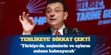 Ekrem İmamoğlu’ndan “Seçim Güvenliği ve Demokrasi Platformu” çağrısı: Türkiye çok büyük bir tehlikenin eşiğinde, seçimlerin ve oyların anlamı kalmayacak